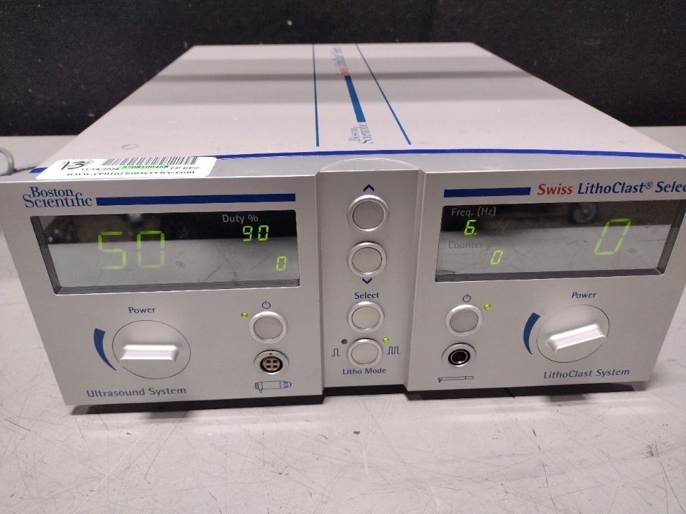 BOSTON SCIENTIFIC SWISS LITHOCLAST SELECT ULTRASOUND/LITHOCLAST SYSTEM ...