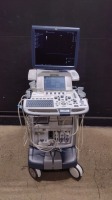 GE LOGIQ E9 ULTRASOUND MACHINE WITH 4 PROBES (ML6-15, M5S-D, 9L-D, C1-5) (SERIAL# 108617US2) (DOM: 11/2011)