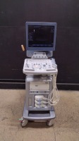 GE LOGIQ P6 ULTRASOUND MACHINE WITH 3 PROBES (11L, 9L, 4C) (SERIAL# 120803SU2) (DOM: 1/2010)