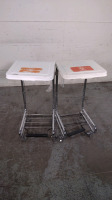 (2) LINEN CARTS