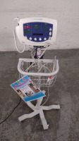 WELCH ALLYN VITAL SIGNS MONITOR ON ROLLING STAND