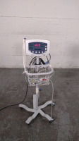 WELCH ALLYN 53STO VITAL SIGNS MONITOR ON ROLLING STAND