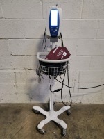 WELCH ALLYN SPOT VITAL SIGNS ON ROLLING STAND