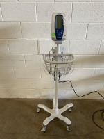 WELCH ALLYN SPOT VITAL SIGNS MONITOR ON ROLLING STAND