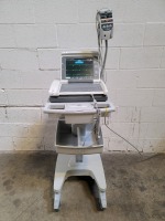 GE MAC5500 HD EKG/ECG MACHINE W LEADS ON ROLLING STAND