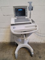 GE MAC5500HD EKG/ECG MACHINE ON ROLLING STAND