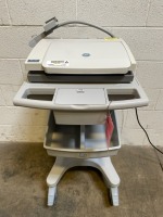 MARQUETTE MAC 5000 ECG MACHINE ON ROLLING STAND