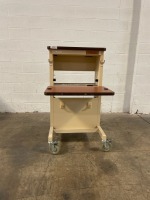 NICOLET ROLLING WORKSTATION CART