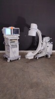 GE OEC 9900 ELITE C-ARM SYSTEM WITH 12 INCH II TO INCLUDE DUAL MONITOR WORKSTATION WITH HAND CONTROL & FOOTSWITCH (DOM: 12/2011))