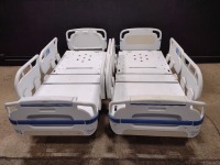 LOT OF (2) STRYKER 3005 S3 HOSPITAL BEDS WITH HEAD & FOOTBOARD (CHAPERONE WITH ZONE CONTROL, BED EXIT, SCALE) (IBED AWARENESS)