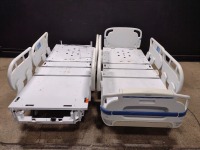 LOT OF (2) STRYKER 3002 S3 HOSPITAL BEDS WITH HEAD & FOOTBOARD (CHAPERONE WITH ZONE CONTROL, BED EXIT, SCALE) (IBED AWARENESS)