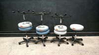 LOT OF (7) STOOLS