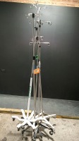 LOT OF IV POLES