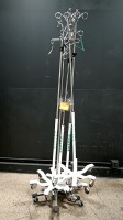 LOT OF IV POLES