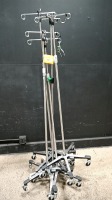 LOT OF IV POLES