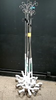 LOT OF IV POLES