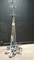 LOT OF IV POLES