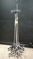 LOT OF IV POLES