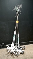 LOT OF IV POLES