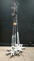 LOT OF IV POLES