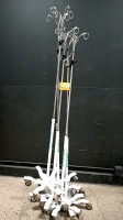 LOT OF IV POLES