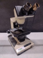 OLYMPUS BH-2 LAB MICROSCOPE WITH 2 OBJECTIVES