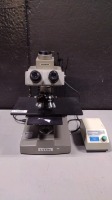 OLYMPUS VANOX LAB MICROSCOPE WITH 5 OBJECTIVES