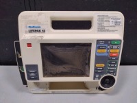 MEDTRONIC/PHYSIO-CONTROL LIFEPAK 12 BIPHASIC DEFIB WITH PACING, 3 LEAD ECG, SPO2, ANALYZE