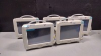 LOT OF (5) PHILIPS INTELLIVUE MP50 PATIENT MONITORS