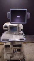 GE LOGIQ 9 ULTRASOUND MACHINE WITH 2 PROBES (4C, E8C) (SERIAL# 93496US8) (DOM: 04-2008)