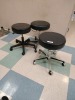 EXAM STOOLS, BLACK QTY. 3 (located at 204 Gateway North Marble Falls, TX 78654) - 4