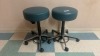 CLINTON INDUSTRIES EXAM STOOLS, PINE GREEN QTY. 2 (located at 204 Gateway North Marble Falls, TX 78654)