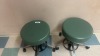 CLINTON INDUSTRIES EXAM STOOLS, MINT GREEN QTY. 2 (located at 204 Gateway North Marble Falls, TX 78654) - 2