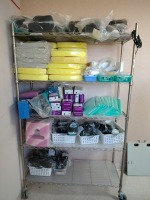 SURGICAL POSITIONERS, STRAPS AND POST-OP SHOES WITH CART (located at 204 Gateway North Marble Falls, TX 78654)