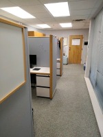 3 WORKSTATION CUBICLES NO ELECTRONICS INCLUDED (located at 204 Gateway North Marble Falls, TX 78654)