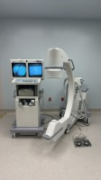 GENERAL ELECTRIC DATEX-OHMEDA OEC 9800 PLUS C-ARM WITH WORKSTATION, 12 INCH II, DOM: APRIL 2003, SN: 8S-1667 (located at 204 Gateway North Marble Falls, TX 78654)