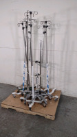 LOT OF IV POLES