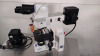 NIKON ECLIPSE E400 LAB MICROSCOPE WITH 2 EYEPIECES (CFI 10X/22), 4 OBJECTIVES (10, 20, 40, 100), (2) LIGHT SOURCES (LH-,M100CB-1, LH-M100C-1), POWER SUPPLY (NO CART) - 7