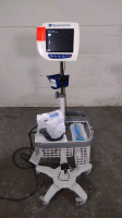 VERATHON GLIDESCOPE COBALT AVL MONITOR WITH SPECTRUM LOPRO S3 VIDEO LARGYNOSCOPE ON ROLLING STAND