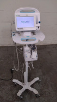 WELCH ALLYN 6000 SERIES VITAL SIGNS MONITOR ON ROLLING STAND