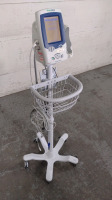 WELCH ALLYN SPOT LXI VITAL SIGNS MONITOR ON ROLLING STAND