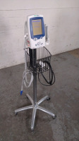 WELCH ALLYN SPOT LXI VITAL SIGNS MONITOR ON ROLLING STAND