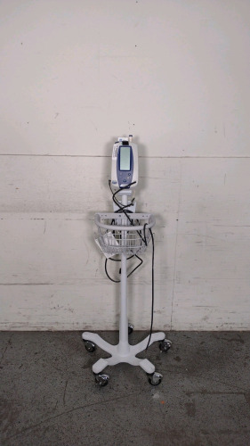 WELCH ALLYN SPOT VITAL SIGNS MONITOR ON ROLLING STAND