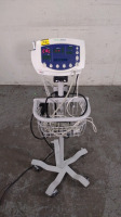 WELCH ALLYN 53STP VITAL SIGNS MONITOR ON ROLLING STAND