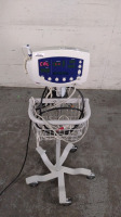 WELCH ALLYN 53STP VITAL SIGNS MONITOR ON ROLLING STAND