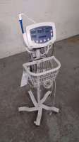 WELCH ALLYN 53STO VITAL SIGNS MONITOR ON ROLLING STAND