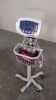 WELCH ALLYN 53STO VITAL SIGNS MONITOR ON ROLLING STAND - 2