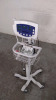 WELCH ALLYN 53STO VITAL SIGNS MONITOR ON ROLLING STAND - 2