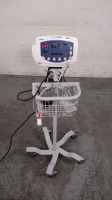 WELCH ALLYN 53SOO VITAL SIGNS MONITOR ON ROLLING STAND