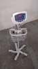 WELCH ALLYN 53SOO VITAL SIGNS MONITOR ON ROLLING STAND
